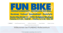Desktop Screenshot of funbike.biz